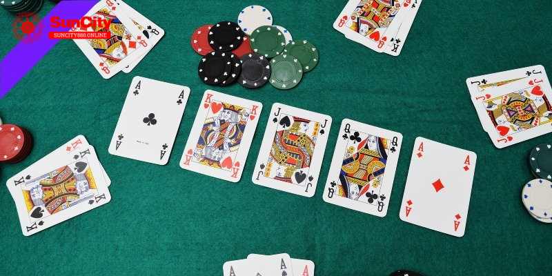 Các lệnh trong Poker được Suncity tổng hợp